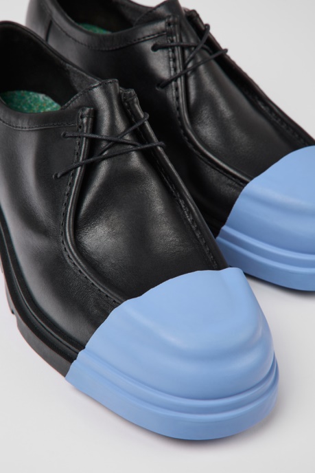 Camper AU Design Junction Black Leather Shoes For Men