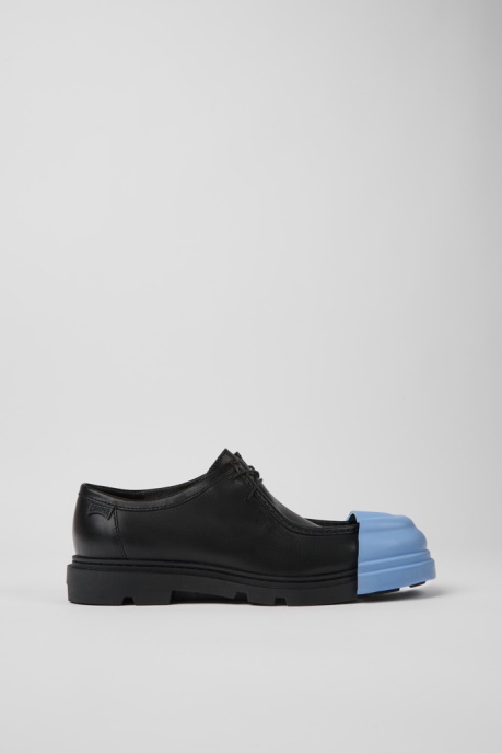 Camper AU Design Junction Black Leather Shoes For Men