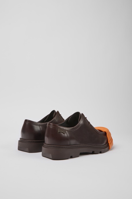 Exclusive Camper AU Junction Dark Brown Leather Shoes For Men