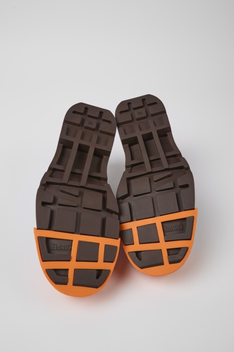 Exclusive Camper AU Junction Dark Brown Leather Shoes For Men