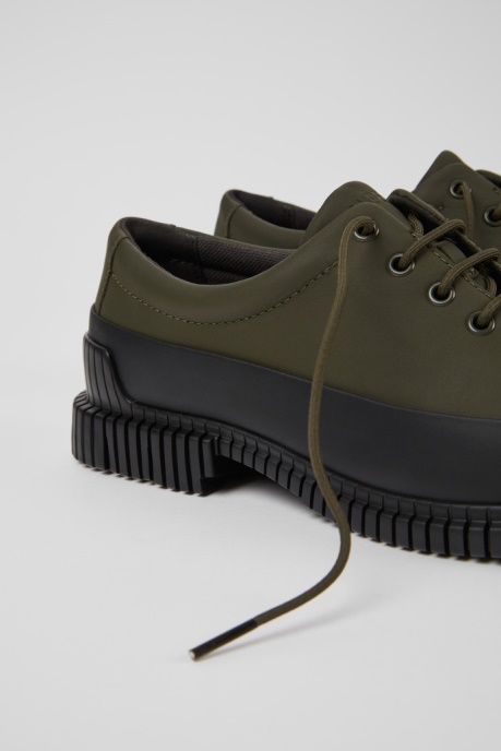 Camper AU Pix Smart Green Lace Up Shoe For Men New Arrivals