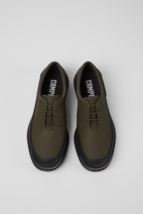 Camper AU Pix Smart Green Lace Up Shoe For Men New Arrivals