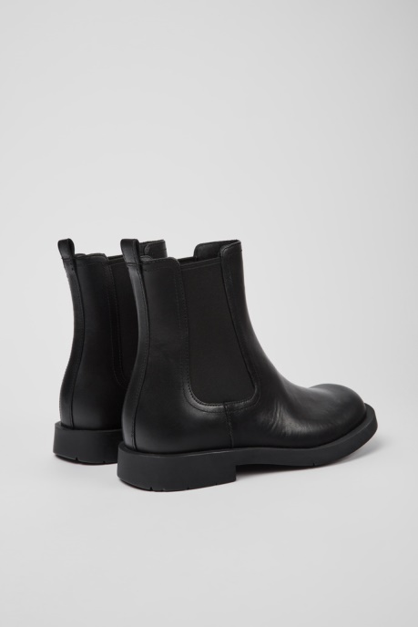 Mil 1978 Black Leather Chelsea Boots For Men Camper AU New Arrivals