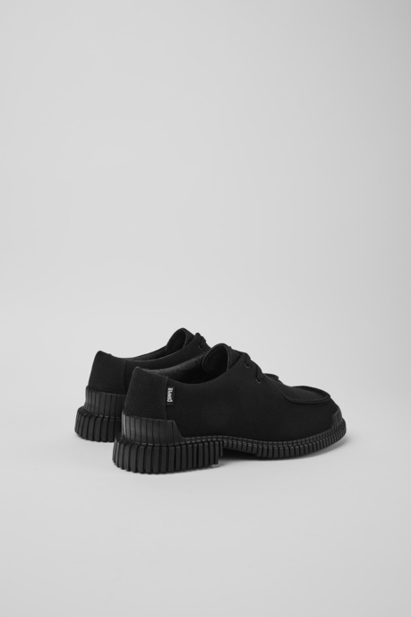 Camper AU Design Pix Black Recycled Cotton Shoes For Men