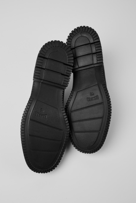 Camper AU Design Pix Black Recycled Cotton Shoes For Men