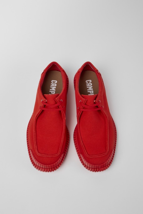 Pix Red Recycled Cotton Shoes For Men Exclusive Camper AU