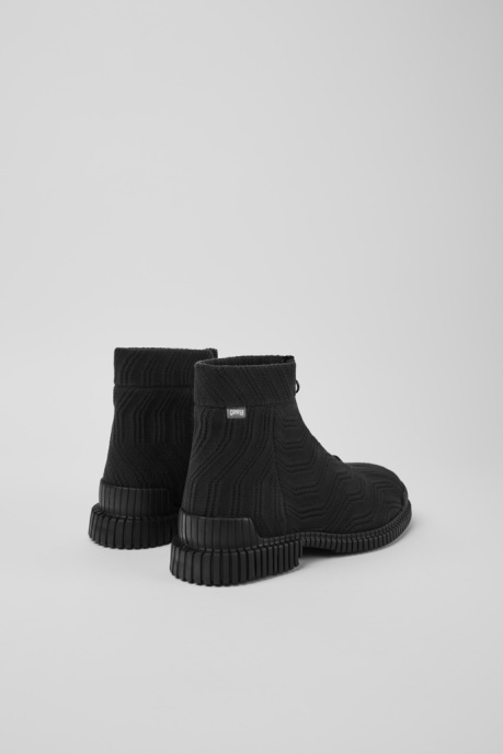 Camper AU Design Pix Tencel Black Zip Boots For Men