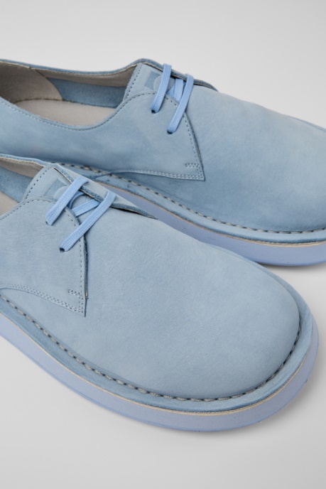 Brothers Polze Blue Leather Shoes For Men Camper AU New Arrivals