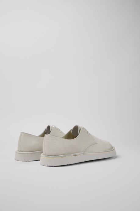 Camper AU Design Brothers Polze White Leather Shoes For Men