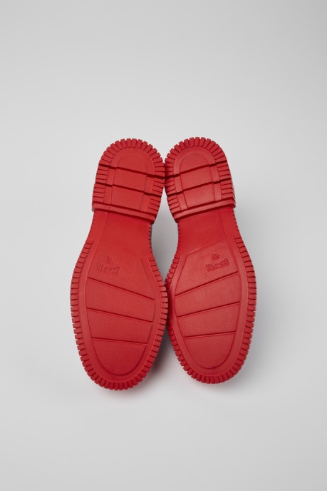 Camper AU Pix Green And Blue Lace-Up Men's Shoes New Arrivals