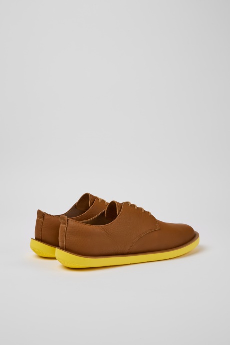 Wagon Brown Leather Men's Shoes Exclusive Camper AU