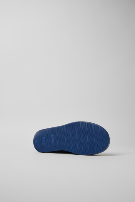 Camper AU Design Wagon Blue Nubuck Shoes For Men