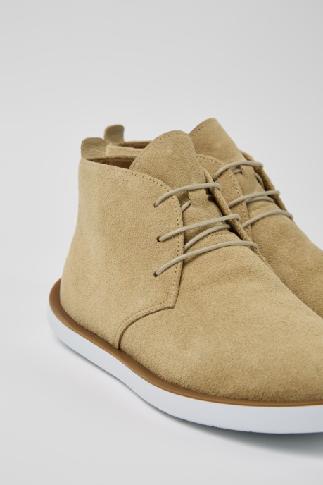 Wagon Beige Nubuck Men's Shoes Camper AU New Arrivals