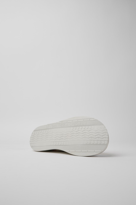 Camper AU Twins White Printed Leather Lace-Up Shoes For Men New Arrivals