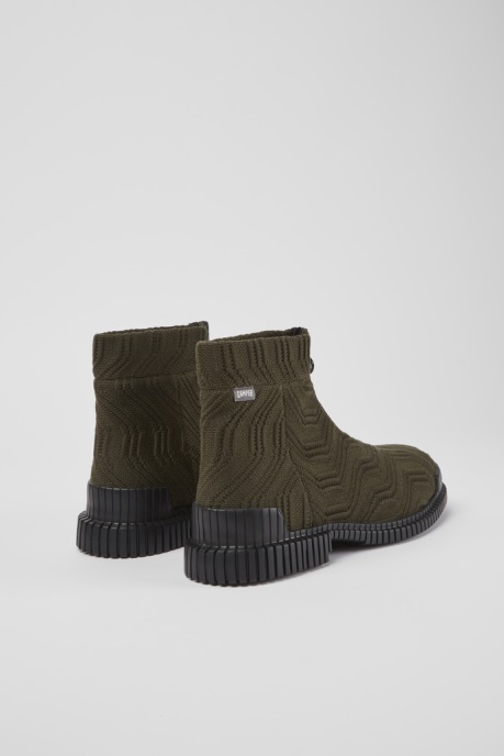 Pix Tencel Dark Green Zip Boots For Men Exclusive Camper AU