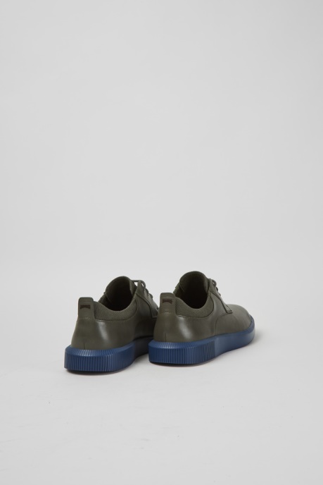 Bill Grey Leather Lace Up Shoes Exclusive Camper AU