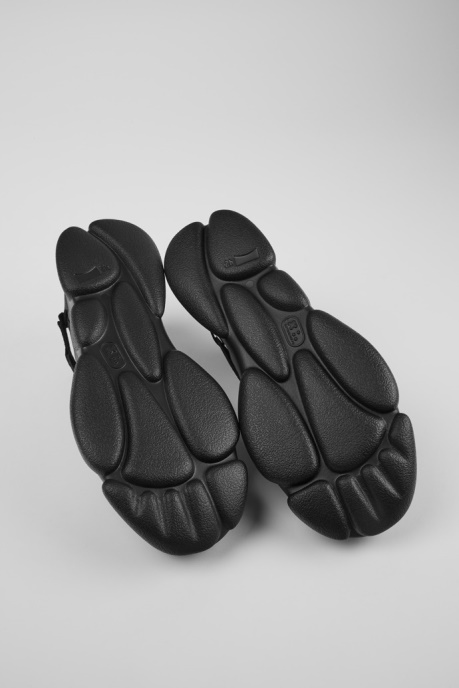 Design Karst Black Leather And Textile Sneakers For Men Camper AU