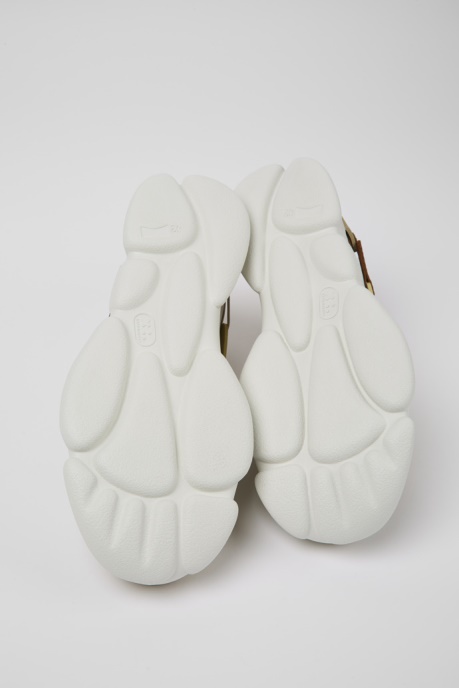 Camper AU Twins Multicolored Leather And Textile Sneakers For Men New Arrivals