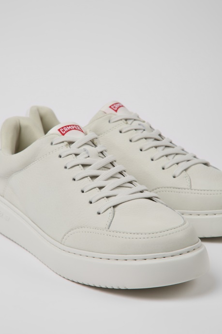 Runner K21 White Non-Dyed Leather Sneakers For Men Camper AU New Arrivals