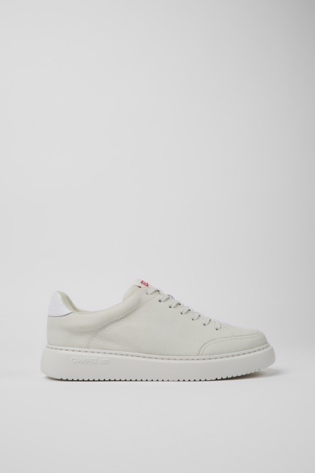 Runner K21 White Non-Dyed Leather Sneakers For Men Camper AU New Arrivals