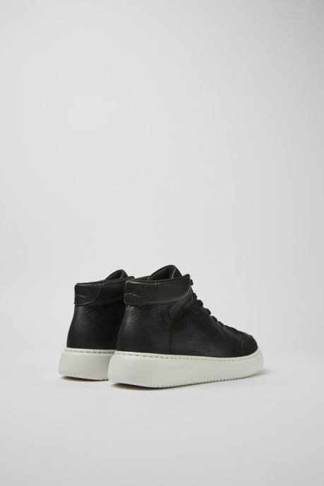 Camper AU Runner K21 Black Leather Sneakers For Men New Arrivals