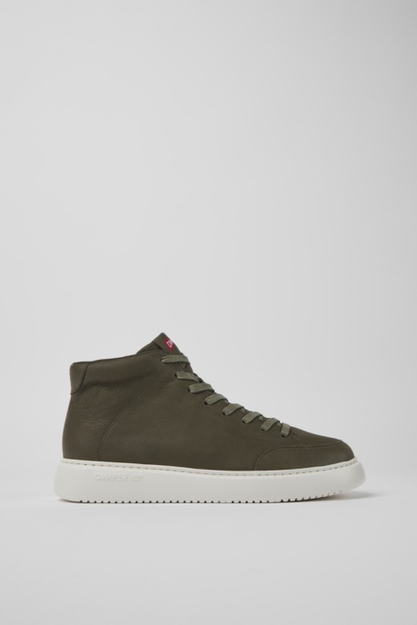 Runner K21 Green Leather Sneakers For Men Camper AU New Arrivals
