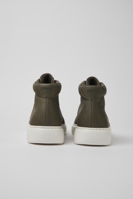 Runner K21 Green Leather Sneakers For Men Camper AU New Arrivals