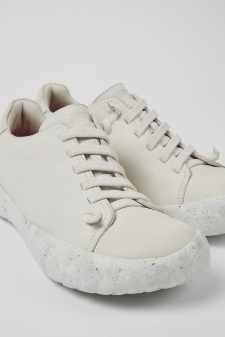 Exclusive Camper AU Peu Stadium White Leather Sneakers For Men