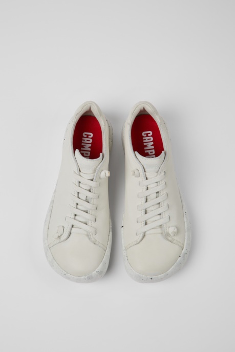 Exclusive Camper AU Peu Stadium White Leather Sneakers For Men