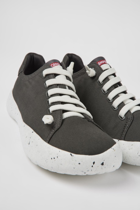 Camper AU Design Peu Stadium Gray Textile Sneakers For Men