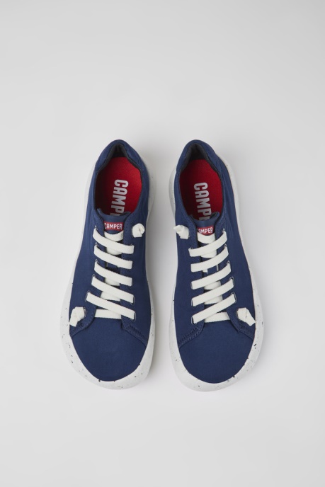 Camper AU Peu Stadium Blue Textile Sneakers For Men New Arrivals