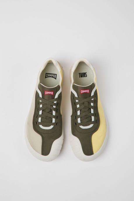 Exclusive Camper AU Twins Multicolored Textile Sneakers For Men