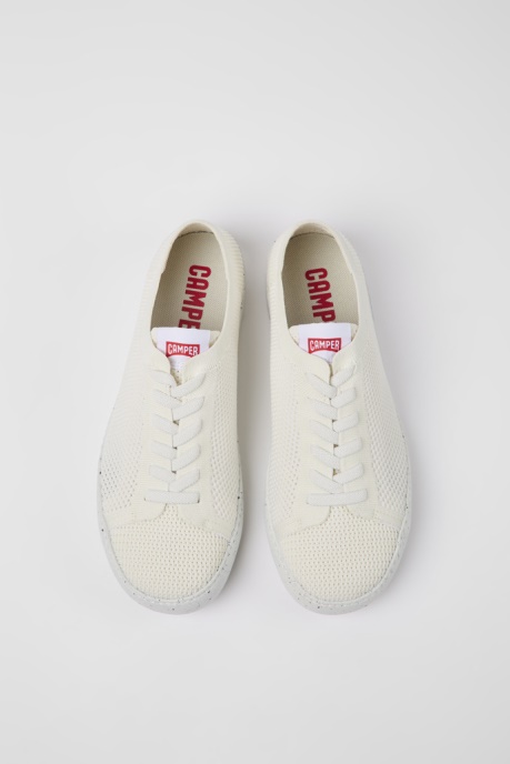 Camper AU Design Peu Touring White Recycled Pet Sneakers For Men