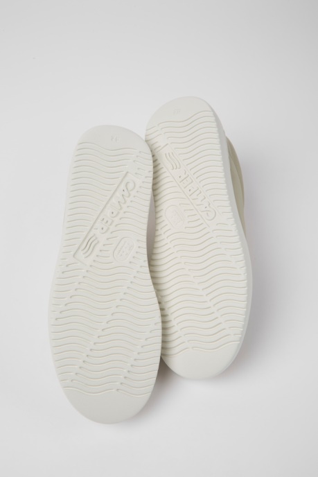 Camper AU Design Twins Gray Leather And Nubuck Sneakers For Men