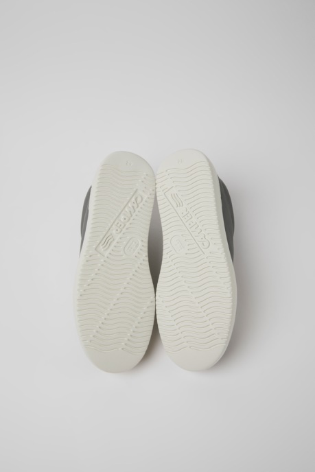 Exclusive Camper AU Runner K21 Gray Leather And Nubuck Sneakers For Men