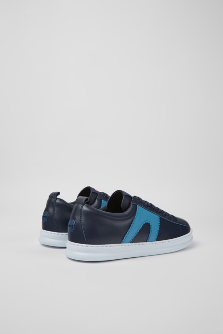 Runner Blue Leather Sneakers For Men Camper AU New Arrivals