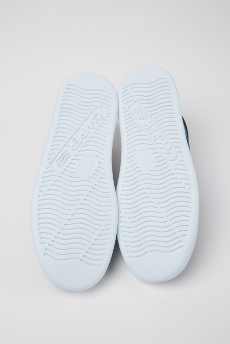 Runner Blue Leather Sneakers For Men Camper AU New Arrivals