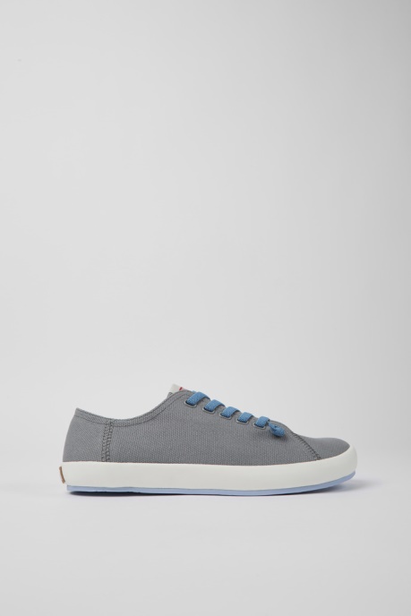 Exclusive Camper AU Peu Rambla Gray Textile Sneakers For Men