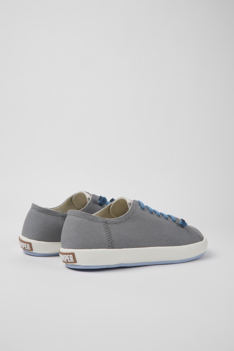 Exclusive Camper AU Peu Rambla Gray Textile Sneakers For Men