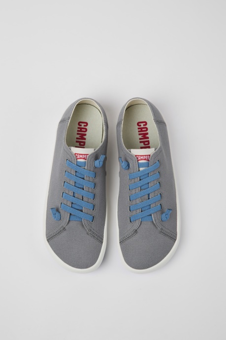 Exclusive Camper AU Peu Rambla Gray Textile Sneakers For Men