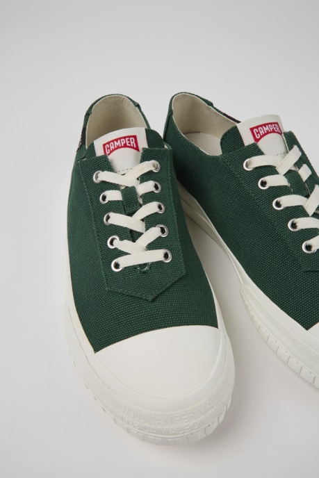 Design Camaleon Green Recycled Cotton Sneakers For Men Camper AU