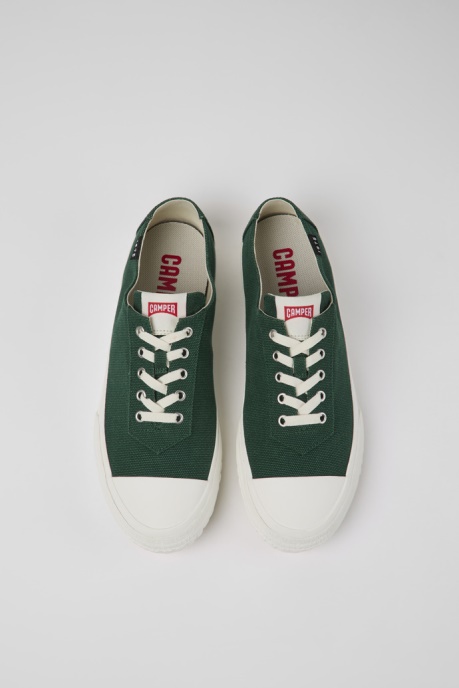Design Camaleon Green Recycled Cotton Sneakers For Men Camper AU