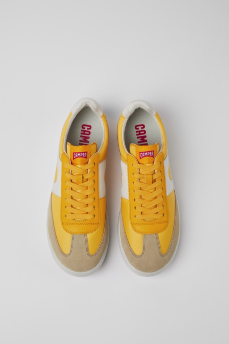 Pelotas Xlite Orange Textile And Leather Sneakers For Men Exclusive Camper AU