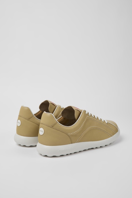 Pelotas Xlite Beige Leather Sneakers For Men Camper AU New Arrivals