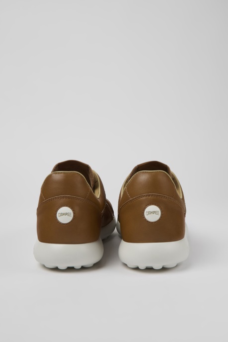 Exclusive Camper AU Pelotas Xlite Brown Leather Sneakers For Men