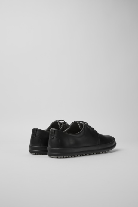 Camper AU Chasis Black Leather Shoes For Men New Arrivals