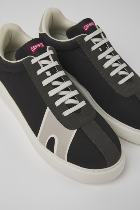 Camper AU Design Runner K21 Black Grey And White Sneakers For Men