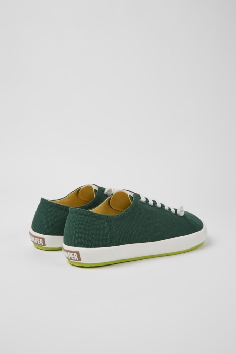Design Peu Rambla Green Textile Sneakers For Men Camper AU