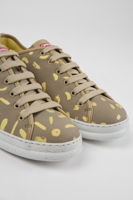 Camper AU Runner Multicolored Nubuck And Leather Sneakers For Men New Arrivals