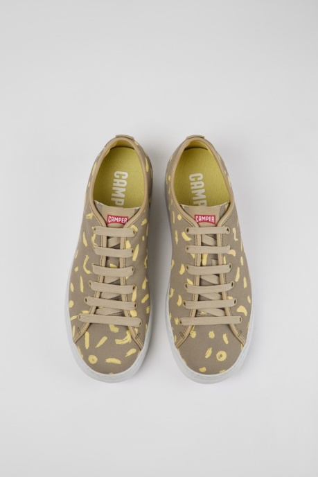 Camper AU Runner Multicolored Nubuck And Leather Sneakers For Men New Arrivals